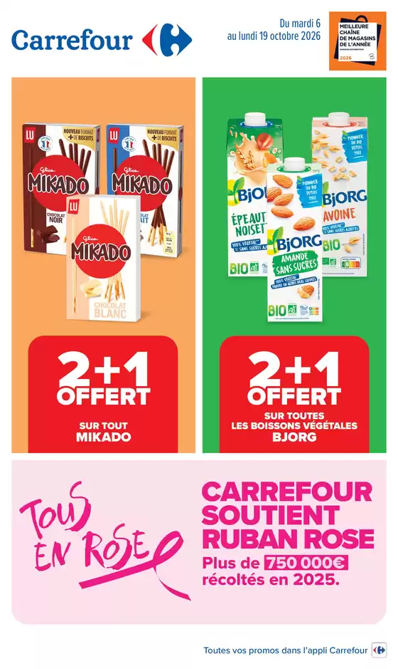 Catalogue Carrefour | OCTOBRE ROSE | 2026-10-06T00:00:00.000Z - 2026-10-19T00:00:00.000Z