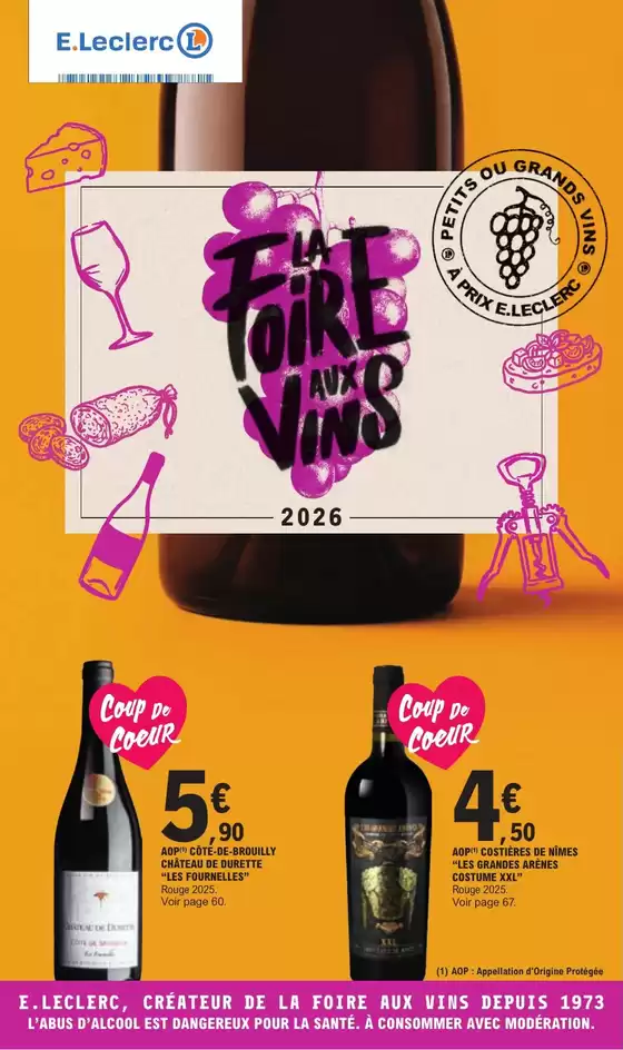 Catalogue E.Leclerc à Saint-Faust | FOIRE AUX VINS - MIXTE | 2026-09-26T00:00:00.000Z - 2026-10-10T00:00:00.000Z