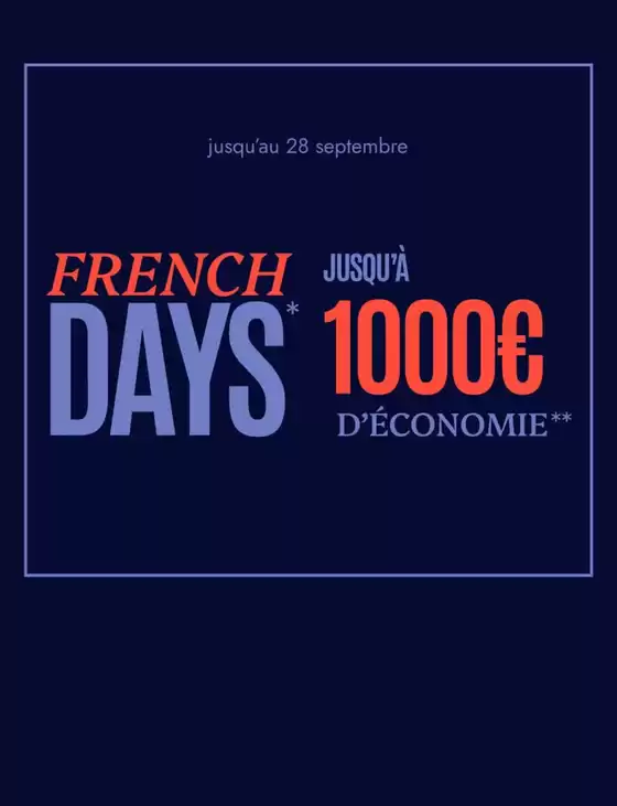Catalogue Saint Maclou à Chassenard | FRENCH DAYS | 2026-09-25T00:00:00.000Z - 2026-09-28T00:00:00.000Z