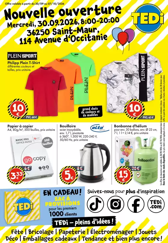 Catalogue TEDi à Coucy-la-Ville | Catalogue TEDi | 2026-09-26T00:00:00.000Z - 2026-10-02T00:00:00.000Z