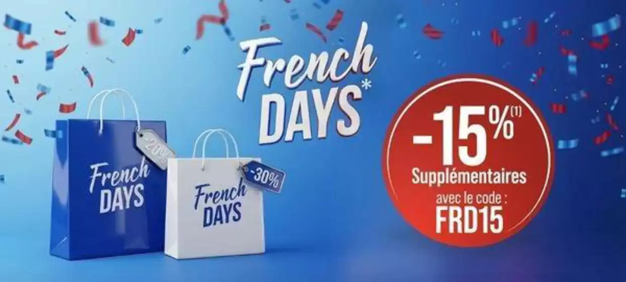 Catalogue M6 Boutique à Lyon | French Days | 2026-09-25T00:00:00.000Z - 2026-09-28T00:00:00.000Z