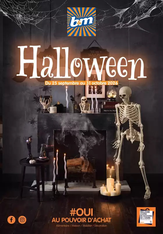 Catalogue B&M à Limoges | Halloween | 2026-09-25T00:00:00.000Z - 2026-10-31T00:00:00.000Z