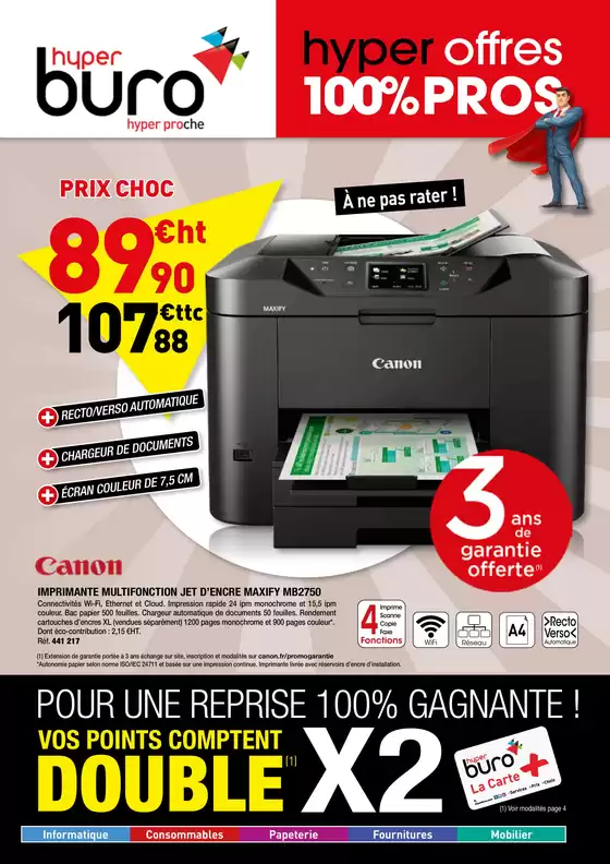 Catalogue Hyperburo à Versailles | Tract hyperburo 100 Pros | 2026-09-28T00:00:00.000Z - 2026-10-10T00:00:00.000Z