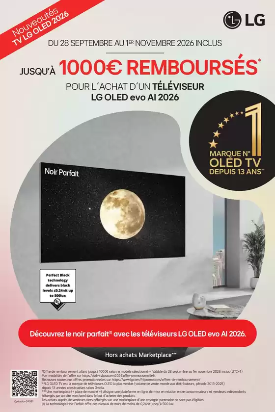 Catalogue MDA à Sequedin | 5002 Preview 2026 LGEFS MS TV Leaflet OLED CashBack | 2026-09-28T00:00:00.000Z - 2026-11-01T00:00:00.000Z