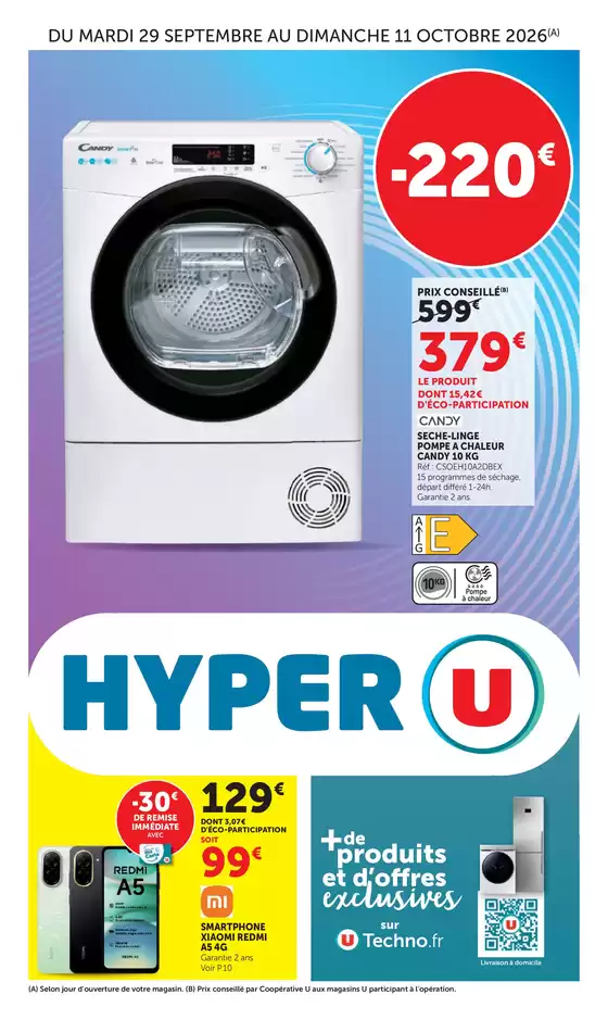 Catalogue Hyper U à Nîmes | Catalogue HYPER U | 2026-09-29T00:00:00.000Z - 2026-10-11T00:00:00.000Z