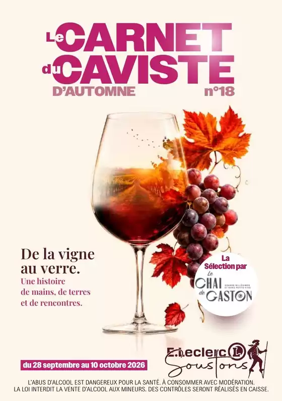 Catalogue E.Leclerc | FAV AUTOMNE 26 carnet | 2026-09-28T00:00:00.000Z - 2026-10-10T00:00:00.000Z