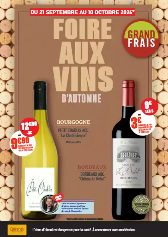 Catalogue Grand Frais | Foire aux vins Automne 2026 | 2026-09-28T00:00:00.000Z - 2026-10-10T00:00:00.000Z