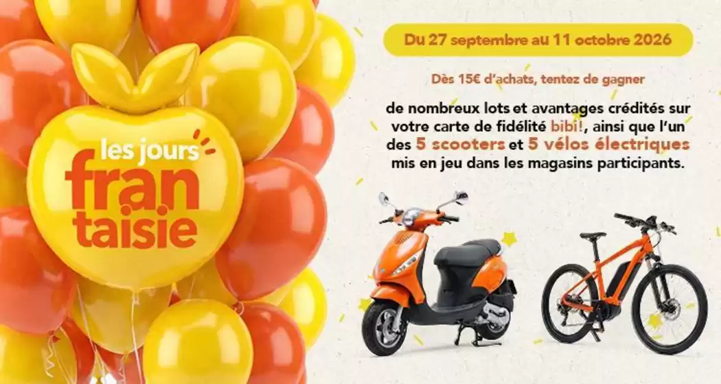 Catalogue franprix | Les Jours Frantaisie | 2026-09-28T00:00:00.000Z - 2026-10-11T00:00:00.000Z