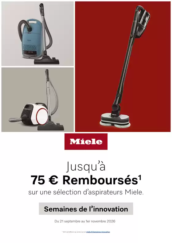 Catalogue Gitem | Miele Jusqu’à 75 € Remboursés | 2026-09-28T00:00:00.000Z - 2026-11-01T00:00:00.000Z
