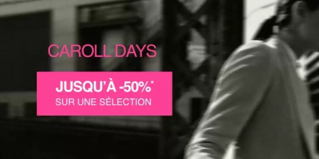 Catalogue Caroll à Paris | Caroll days | 2026-09-29T00:00:00.000Z - 2026-10-11T00:00:00.000Z