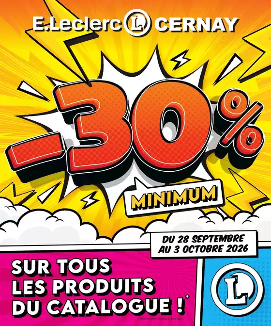 Catalogue E.Leclerc à Saint-Herblain | EVENEMENT MAGASIN S40 | 2026-09-28T00:00:00.000Z - 2026-10-03T00:00:00.000Z