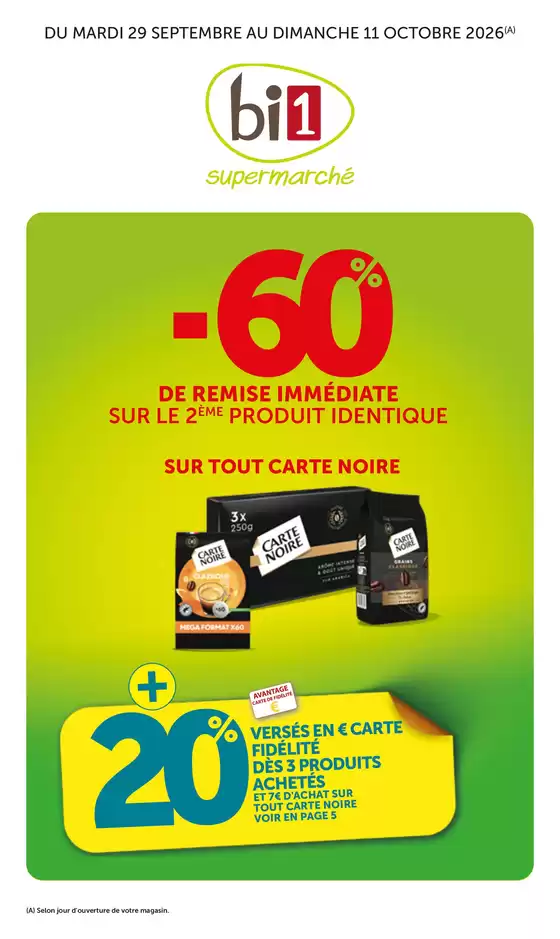 Catalogue Bi1 à Saint-Herblain | Temps Fort Octobre N1 | 2026-09-29T00:00:00.000Z - 2026-10-11T00:00:00.000Z