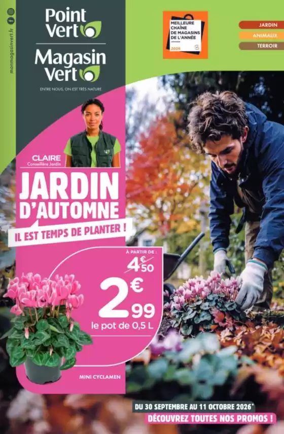 Catalogue Point Vert à Longwy | Catalogue Point Vert | 2026-09-30T00:00:00.000Z - 2026-10-11T00:00:00.000Z