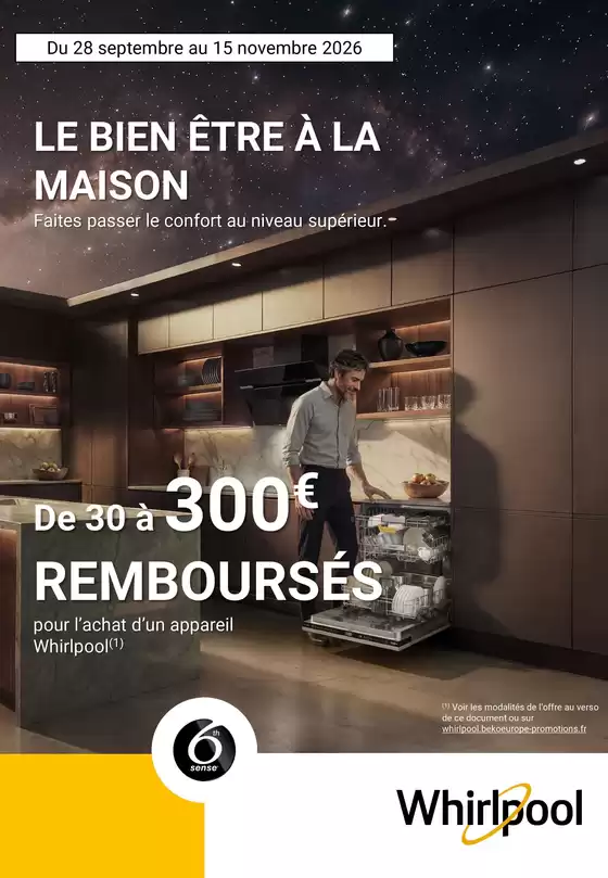 Catalogue MDA à Trélivan | 4998 MODALITES ODR WHIRLPOOL OCT NOV LE BIEN ETRE A LA MAISON | 2026-09-28T00:00:00.000Z - 2026-11-15T00:00:00.000Z