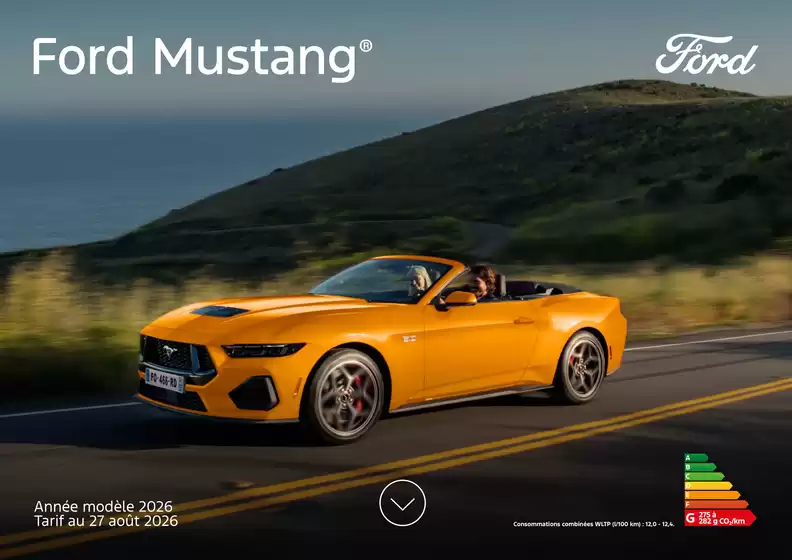 Catalogue Ford | BRO ford mustang. | 2026-09-30T00:00:00.000Z - 2026-10-31T00:00:00.000Z