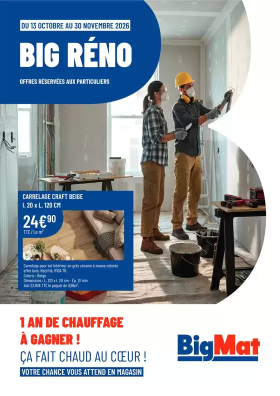 Catalogue BigMat | Réductions et promotions | 2026-10-13T00:00:00.000Z - 2026-11-30T00:00:00.000Z