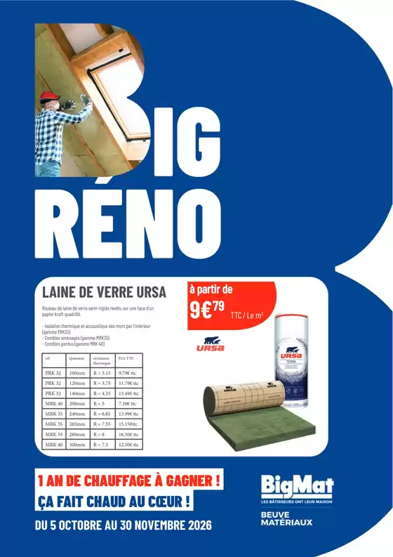Catalogue BigMat | Large sélection d'offres | 2026-10-05T00:00:00.000Z - 2026-11-30T00:00:00.000Z