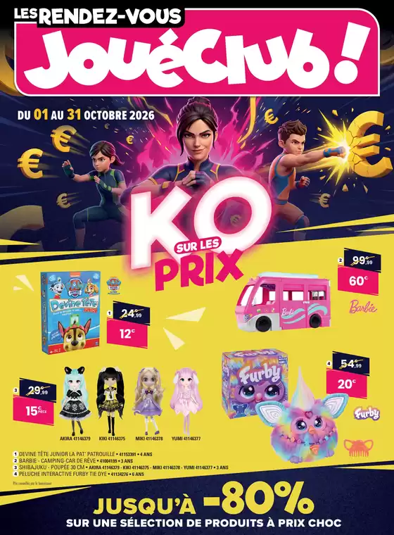 Catalogue JouéClub à Alissas | K.O SUR LES PRIX | 2026-10-01T00:00:00.000Z - 2026-10-31T00:00:00.000Z
