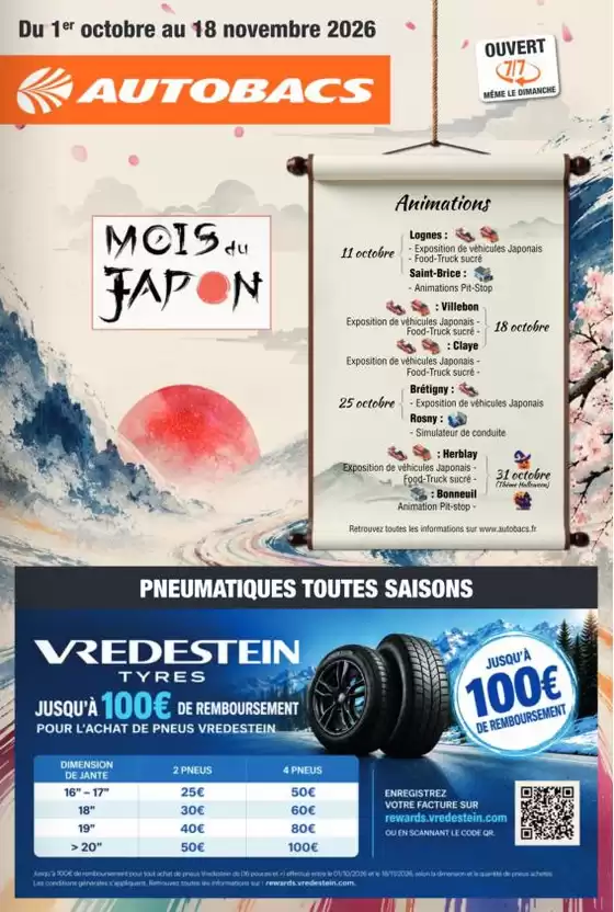 Catalogue Autobacs | Catalogue Autobacs | 2026-10-01T00:00:00.000Z - 2026-11-18T00:00:00.000Z