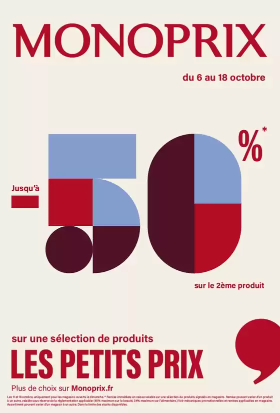 Catalogue Monop' à | Catalogue Promotionnel | 2026-10-01T00:00:00.000Z - 2026-10-18T00:00:00.000Z