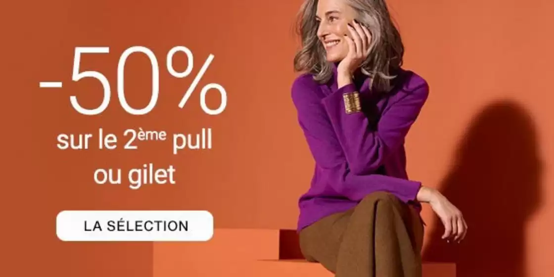 Catalogue Damart | Pulls, gilets femme | 2026-10-01T00:00:00.000Z - 2026-10-31T00:00:00.000Z