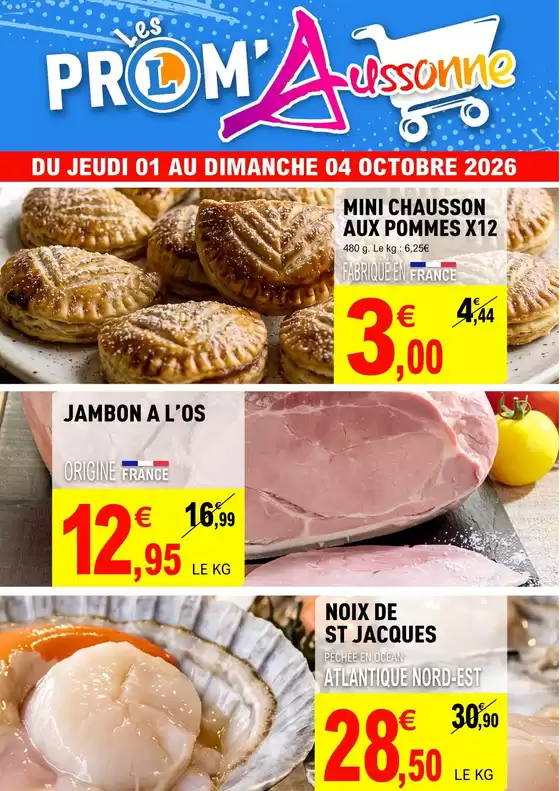 Catalogue E.Leclerc à Cholet | PROM AUSSONNE SEM40 | 2026-10-01T00:00:00.000Z - 2026-10-04T00:00:00.000Z