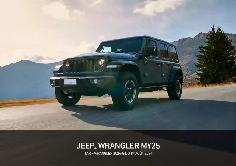 Catalogue Jeep à Melun | JEEP WRANGLER MY25 | 2026-10-01T00:00:00.000Z - 2026-10-31T00:00:00.000Z