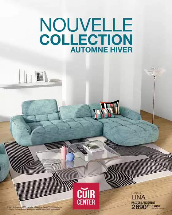 Catalogue Cuir Center à Bourges | Nouvelle collection | 2026-10-01T00:00:00.000Z - 2026-11-11T00:00:00.000Z