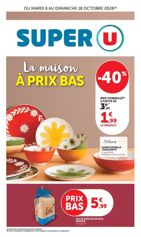 Catalogue Super U à Falleron | Spécial Maison | 2026-10-06T00:00:00.000Z - 2026-10-18T00:00:00.000Z