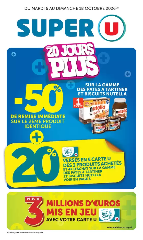 Catalogue Super U à  | Quinzaine Commerçante | 2026-10-06T00:00:00.000Z - 2026-10-18T00:00:00.000Z