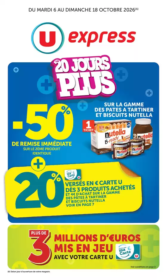 Catalogue U Express à Porto-Vecchio | Quinzaine Commerçante | 2026-10-06T00:00:00.000Z - 2026-10-18T00:00:00.000Z
