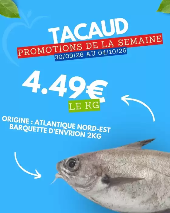 Catalogue marché frais Géant | Les promos fraîcheur sont chez Marché Frais ! | 2026-10-01T00:00:00.000Z - 2026-10-04T00:00:00.000Z