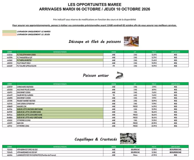 Catalogue Promocash à Mareil-Marly | Offre marée | 2026-10-02T00:00:00.000Z - 2026-10-10T00:00:00.000Z