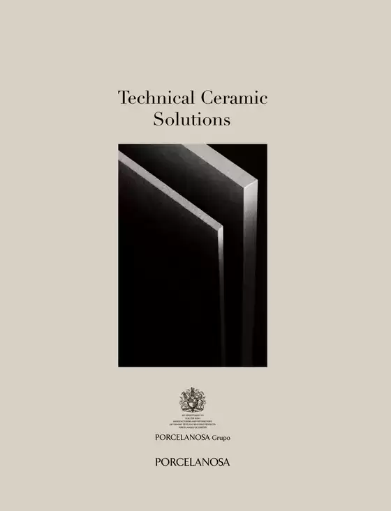 Catalogue Porcelanosa | Techical Ceramic Solutions | 2026-10-02T00:00:00.000Z - 2026-12-31T00:00:00.000Z