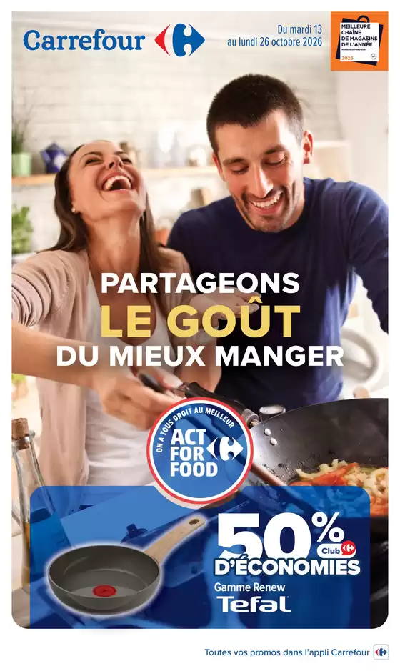 Catalogue Carrefour à Saint-Jorioz | LE CHEF CEST MOI 2 | 2026-10-13T00:00:00.000Z - 2026-10-26T00:00:00.000Z