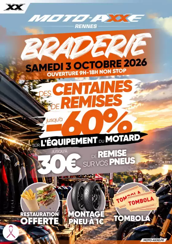 Catalogue Moto-Axxe à Nîmes | Retrouvez tous vos magasins en animations ce week-end ! | 2026-10-02T00:00:00.000Z - 2026-10-03T00:00:00.000Z