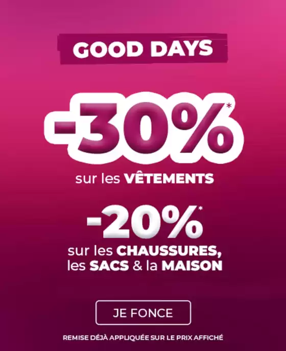 Catalogue Degriff'Stock à Loudéac | Good days | 2026-10-02T00:00:00.000Z - 2026-10-16T00:00:00.000Z