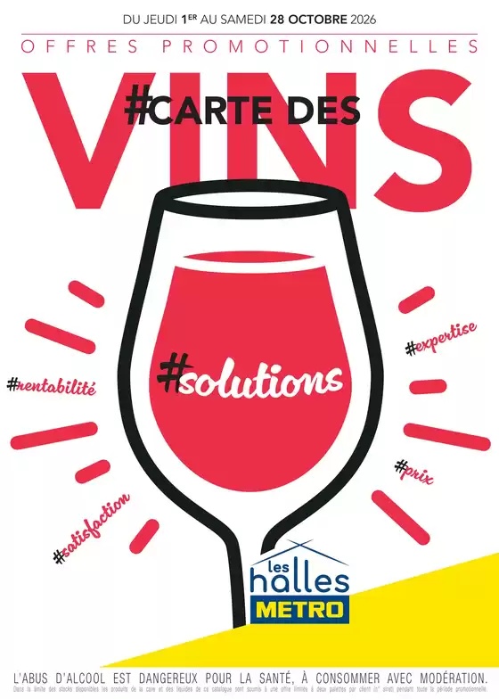Catalogue Metro à Les Attaques | Carte des vins | 2026-10-02T00:00:00.000Z - 2026-10-28T00:00:00.000Z