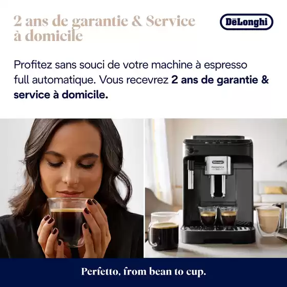Catalogue Expert à Saint-Hilaire-Petitville | De'Longhi - Service à Domicile | 2026-10-02T00:00:00.000Z - 2026-12-31T00:00:00.000Z