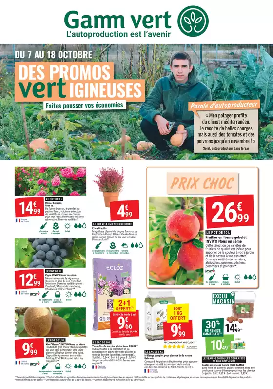 Catalogue Gamm vert à Léognan | DES PROMOS vertIGINEUSES | 2026-10-05T00:00:00.000Z - 2026-10-18T00:00:00.000Z