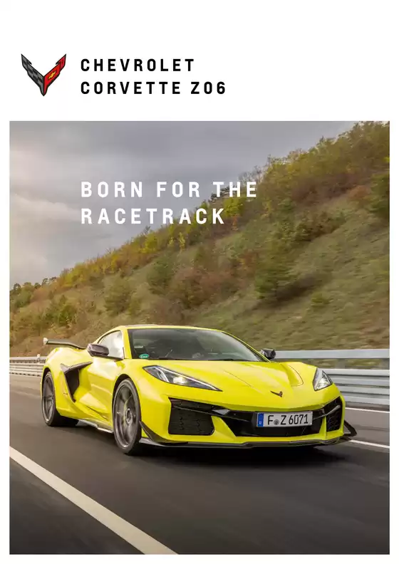 Catalogue Chevrolet | Chevrolet corvette Z06 | 2026-10-05T00:00:00.000Z - 2027-10-31T00:00:00.000Z
