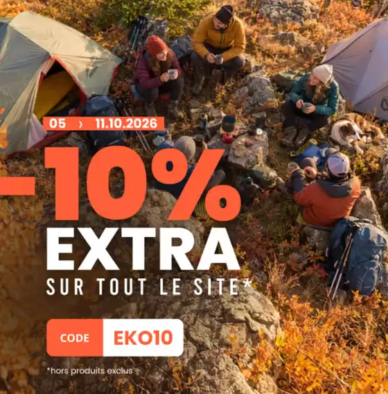 Catalogue Ekosport à Strasbourg | BON PLAN | -10% EXTRA | 2026-10-05T00:00:00.000Z - 2026-10-11T00:00:00.000Z