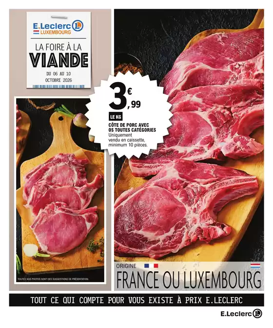 Catalogue E.Leclerc à Reims | 26M412C02LU | 2026-10-06T00:00:00.000Z - 2026-10-10T00:00:00.000Z