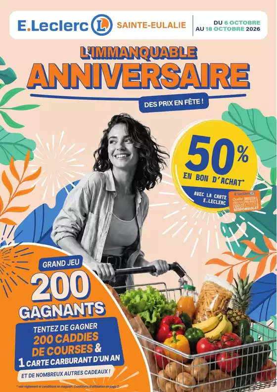 Catalogue E.Leclerc à Eguisheim | LIMMANQUABLE ANNIVERSAIRE | 2026-10-06T00:00:00.000Z - 2026-10-18T00:00:00.000Z