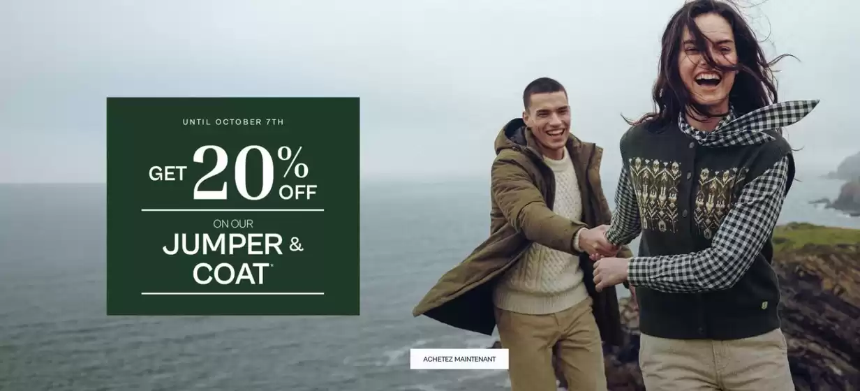 Catalogue Armor Lux à Aubagne | -20% OFF COATS AND SWEATERS | 2026-10-05T00:00:00.000Z - 2026-10-31T00:00:00.000Z