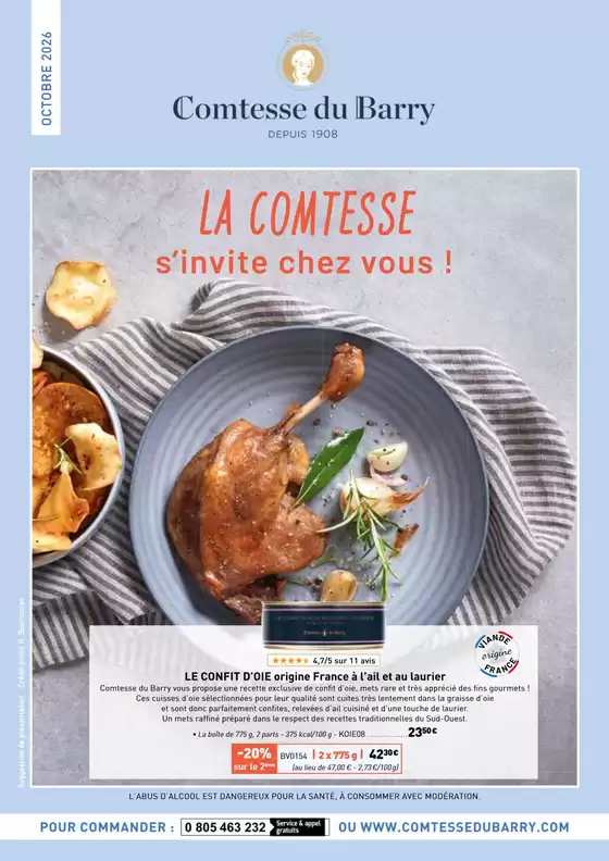 Catalogue Comtesse du Barry à Lannion | Catalogue VPC Octobre 2026 | 2026-10-05T00:00:00.000Z - 2026-10-31T00:00:00.000Z