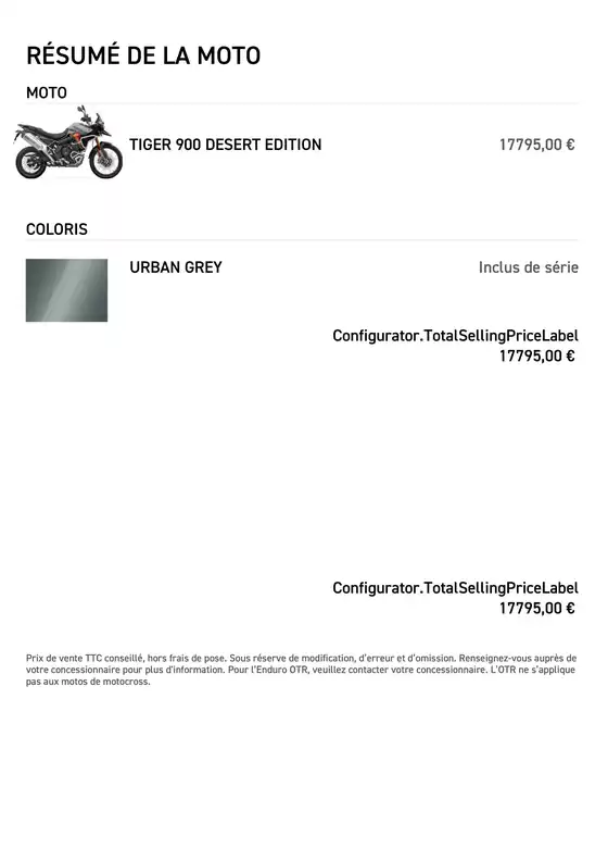 Catalogue Triumph à Cahors | RÉSUMÉ DE LA MOTO | 2026-10-06T00:00:00.000Z - 2026-10-31T00:00:00.000Z