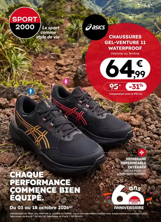 Catalogue Sport 2000 à Thonon-les-Bains | Chaque performance çommence bien équipé | 2026-10-06T00:00:00.000Z - 2026-10-18T00:00:00.000Z