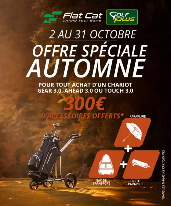Catalogue Golf Plus à Créteil | Chariots de golf | 2026-10-06T00:00:00.000Z - 2026-10-31T00:00:00.000Z