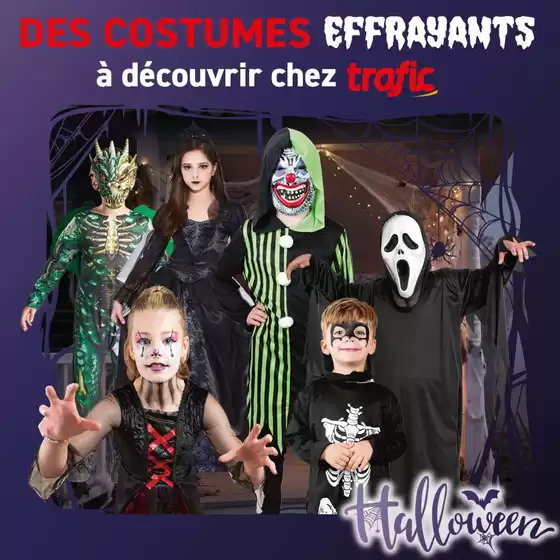 Catalogue Trafic à Reims | Alerte : les petits monstres ont choisi leur tenue… et ils comptent bien la garder jusqu'au petit-déjeuner ! | 2026-10-07T00:00:00.000Z - 2026-10-11T00:00:00.000Z